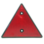 Отражатель треугольный задний для легкового прицепа, красный